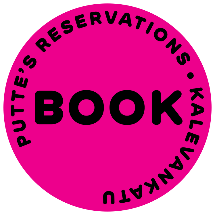 Reservations at Putte's Kalevankatu: group and Cellar booking requests